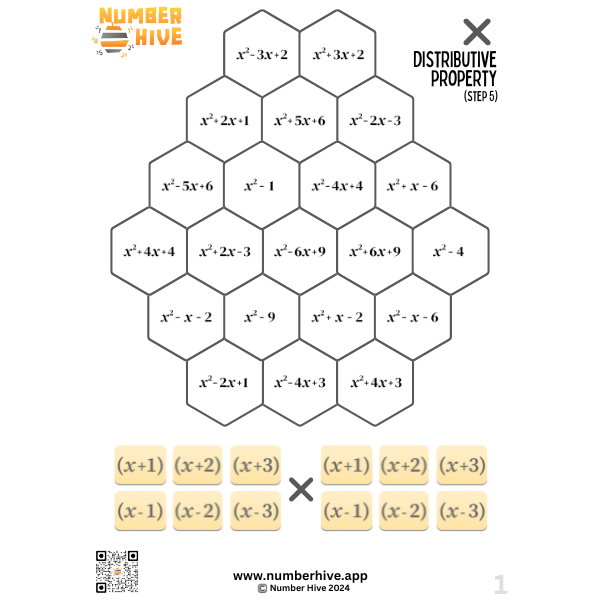 Number Hive Printable Game sheets available for your classroom or at home