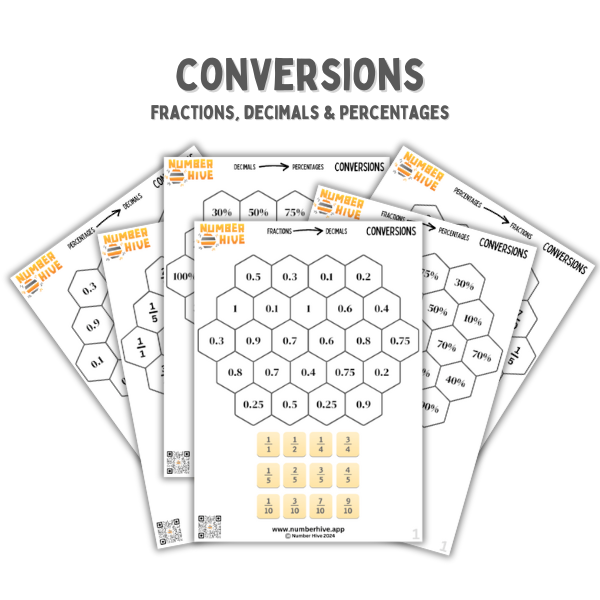 Number Hive Game Boards - Mathematics Strategy Game Teacher Resource 12345&10