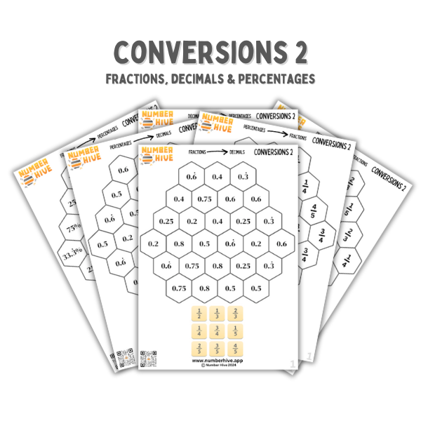 Number Hive Game Boards - Mathematics Strategy Game Teacher Resource 12345&10