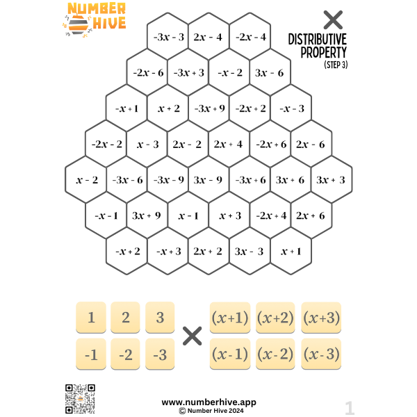 Number Hive Printable Game sheets available for your classroom or at home