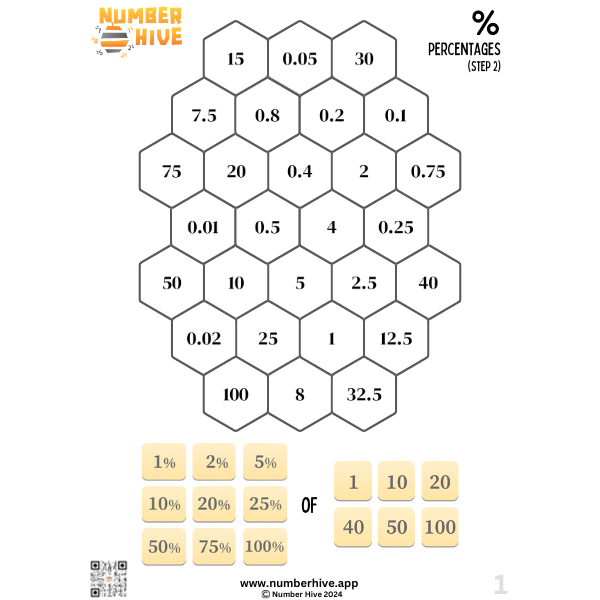 Number Hive Game Boards - Mathematics Strategy Game Teacher Resource 12345&10