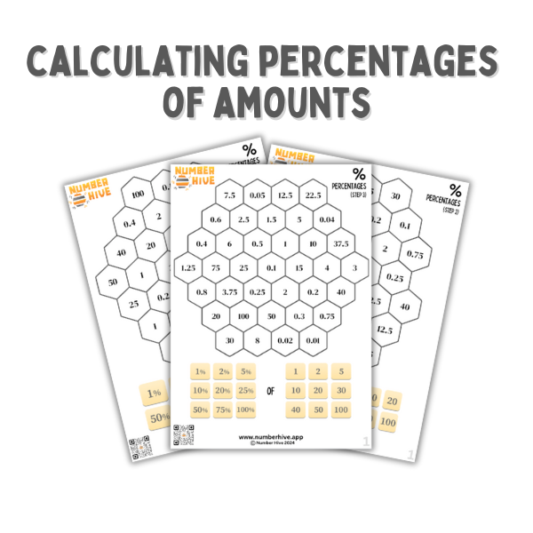 Number Hive Game Boards - Mathematics Strategy Game Teacher Resource 12345&10